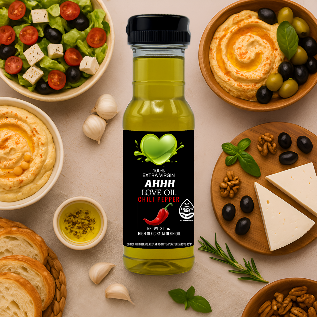 Chili Pepper AHHH Love Oil clean healthy high-heat oil made from plant-based