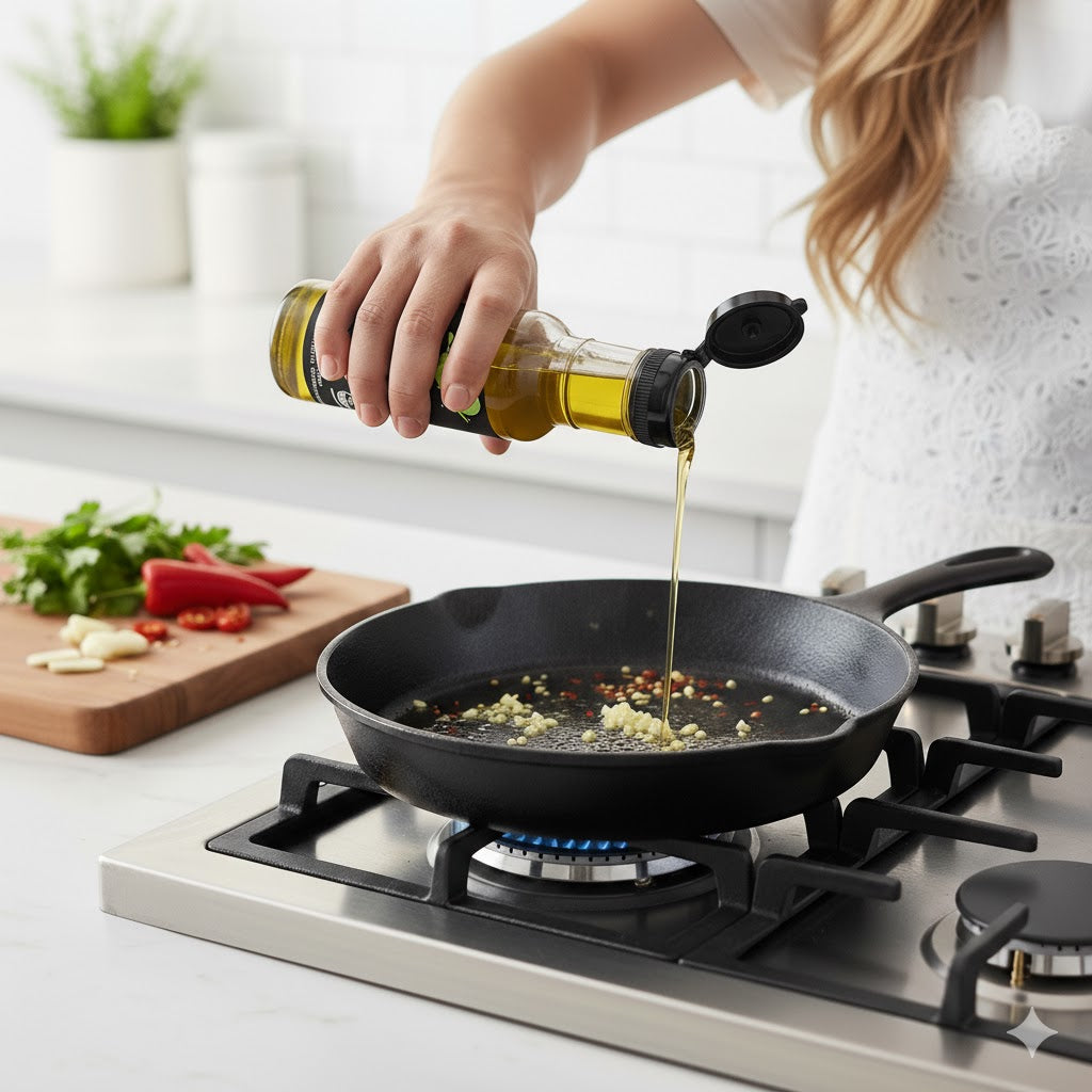 Hardneck Garlic 8oz Premium High Oleic Cooking Oil